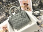 Dior Lady Dior Medium Bag Replica in Grey - Image 5