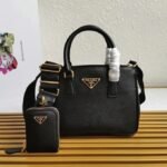 Black Prada Galleria Mini Bag Best Replica - Image 5