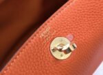 Replica Hermes Lindy Mini handbag in orange color - Image 2