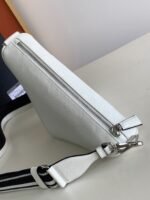 Prada Triangle Shoulder Bag Fake in White - Image 4
