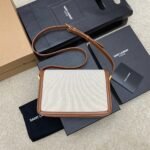 Fake Saint Laurent Medium Solferino Bag Canvas - Image 13