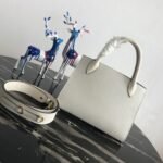 Prada Monochrome Small Bag Knockoff in White - Image 9