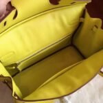 Jaune Shade Luxury Replica Hermes Birkin 35cm Tote - Image 3