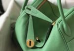Fake Hermes Lindy bag 26cm in vert criquet - Image 6
