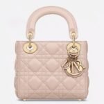 Dior Lady Dior Mini Bag Replica in Powder