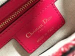 Dior Saddle Bag Imitation in Red Toile de Jouy Reverse Jacquard - Image 10