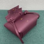 Celine Belt Nano Bag Fake in Bordeaux - Image 9