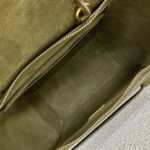 Celine Micro Belt Bag Replica in Dark Olive - Image 3