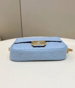 Top Quality Replica Fendi Baguette Chain Midi Bag In Blue - Image 6