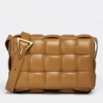 Top Quality Fake Bottega Veneta Padded Cassette Bag In Caramel