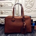 Brown AAA Fake Hermes Victoria II 35cm Bag