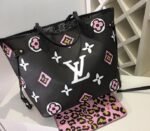 Louis Vuitton Wild At Heart Neverfull MM Bag In Black - Image 3