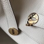 Fake Hermes Lindy 30cm bag in beton color - Image 4