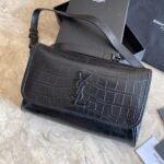 NIKI BODY BAG IN CROCODILE-EMBOSSED LEATHER - Image 9