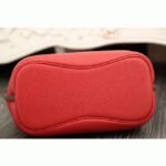 Red Leather Fake Hermes So Kelly 22cm Bold Color Purse - Image 2