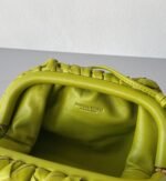 Fake Bottega Veneta Mini Pouch with Strap Kiwi - Image 4