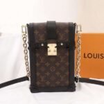 Louis Vuitton Monogram Canvas Vertical Trunk Pochette