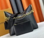Louis Vuitton Monogram Empreinte Coussin MM Hobo In Black
