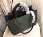 Louis Vuitton Econyl Regenerated Nylon Onthego GM Tote In Khaki Green - Image 4
