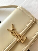 Replica Saint Laurent Small Solferino Bag Beige Calfskin - Image 5