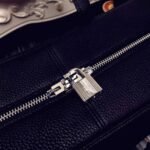 Black Designer Replica Hermes Victoria II 35cm Bag - Image 2