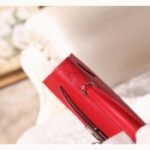 Red Epsom Knockoff Designer Hermes Kelly 20cm Purse - Image 6