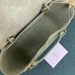 Celine Belt Nano Bag Fake in Sage - Image 9