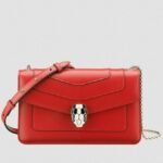 Replica Bvlgari Serpenti Forever Small Cross-body Bag Red Calfskin