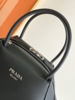 Prada Supernova Small Top Handle Bag Fake in Black - Image 6