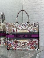 Dior Large Book Tote Bag Replica in Dior 4 Saisons Été Soleil Embroidery - Image 3
