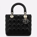 Dior Lady Dior Medium Bag Replica in Black