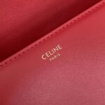 Top Quality Fake Celine Triomphe Large Bag In Red - Image 11