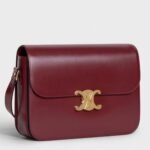 Top Quality Replica Celine Triomphe Large Bag In Bordeaux