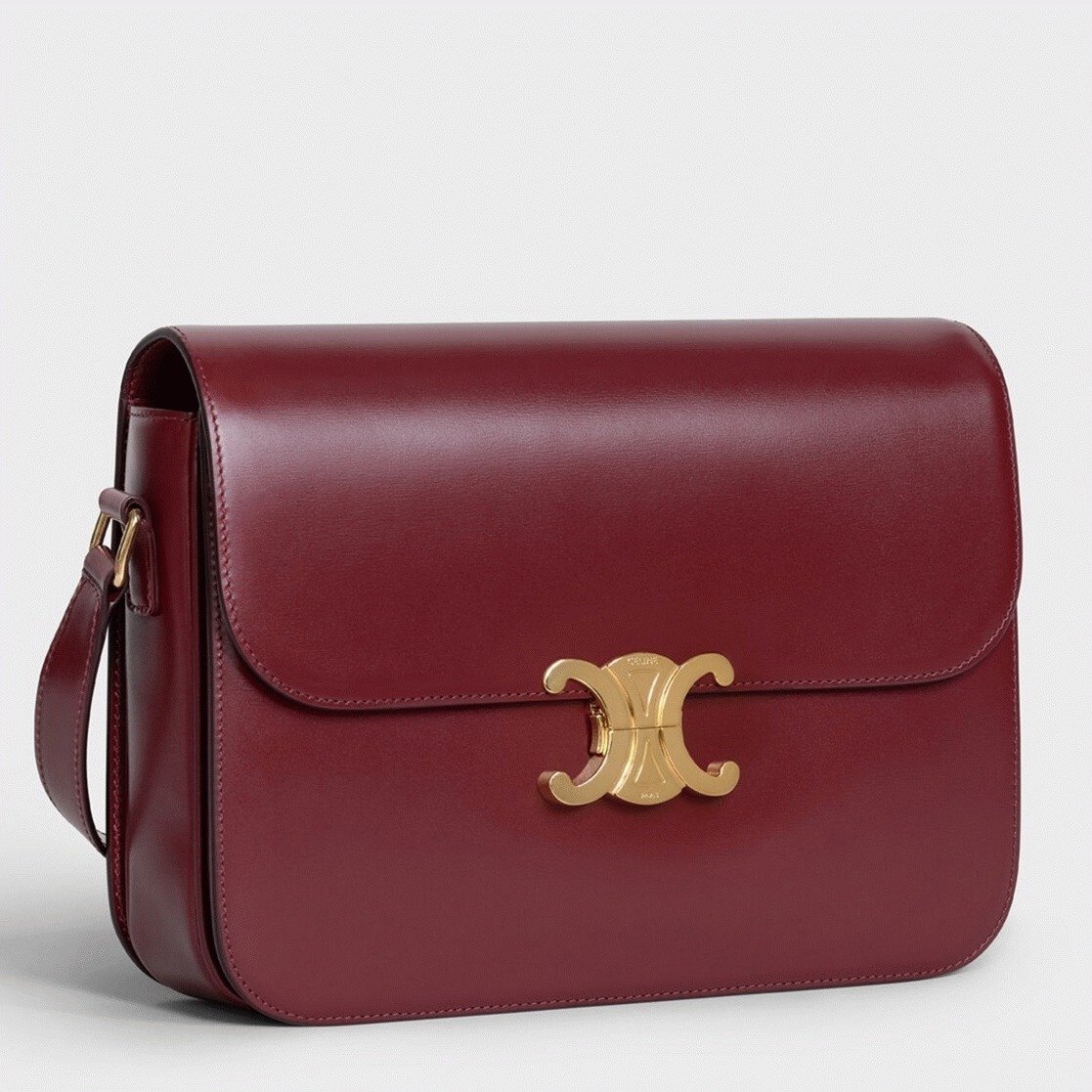 694E282A-377E-7733-D75B-54A1C1CC04E4.jpg Top Quality Replica Celine Triomphe Large Bag In Bordeaux - Image 1