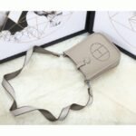 Grey Evelyne II TPM Bag Replica 1:1 Hermes Mini Shoulder Tote - Image 3