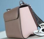 Louis Vuitton Epi Leather Twist MM Bag In Rose Ballerine Pink With Jacquard Strap - Image 5