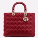 Dior Lady Dior Large Bag Replica in Red