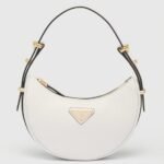 White Prada Arque Mini Shoulder Bag Fake