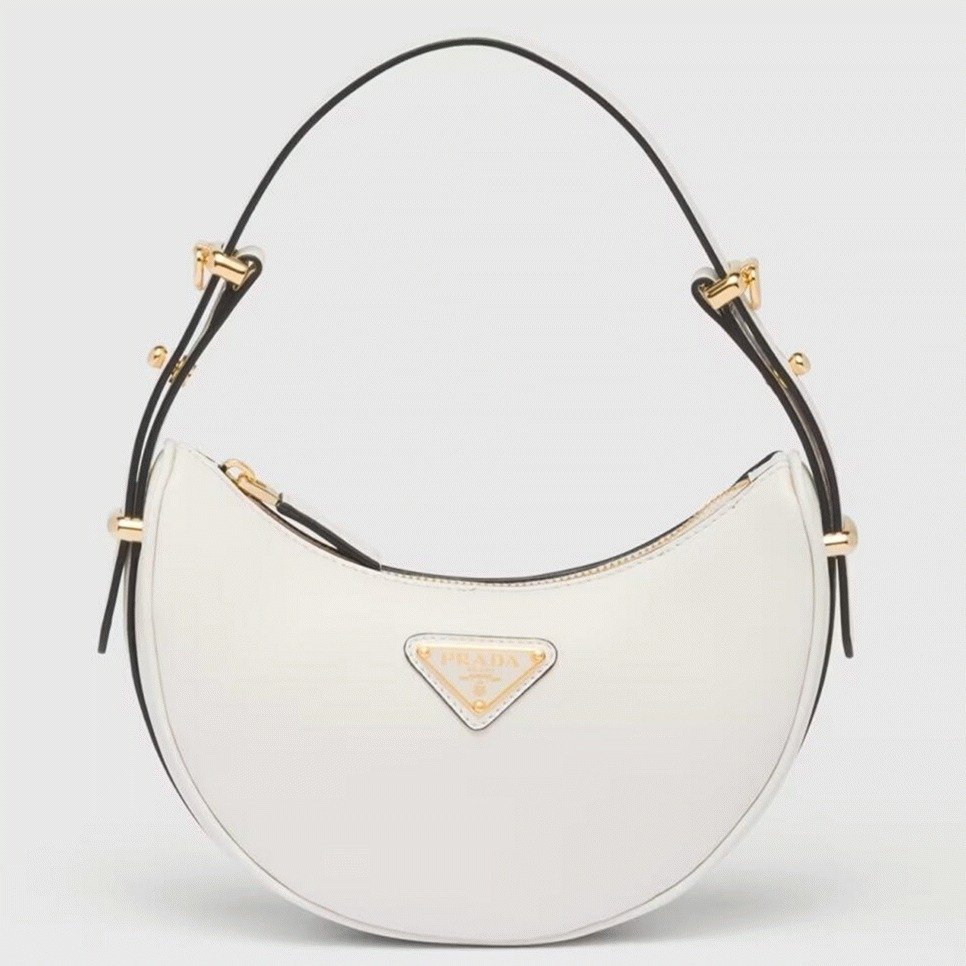 69CA1D38-AC44-FFD2-0485-5273E55E996D.jpg White Prada Arque Mini Shoulder Bag Fake - Image 1