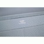 Blue lin best replica Hermes Dogon combine wallet - Image 6