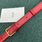Top Quality Fake Celine Triomphe Large Bag In Red - Image 9