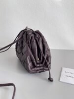 Knockoff Bottega Veneta Mini Pouch with Strap Grape - Image 2