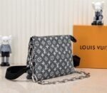 Louis Vuitton Jacquard Denim Coussin PM Bag In Black - Image 3