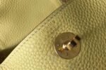 Replica Hermes Lindy Mini handbag in jaune poussin clemence leather - Image 4