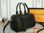 Louis Vuitton Monogram Empreinte Speedy Bandouliere 25 Handbag In Black - Image 2