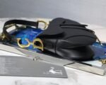 Dior Saddle Bag Fake in Black Grained Calfskin - Image 11