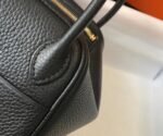 Fake Hermes Lindy Mini handbag in black - Image 5