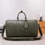 Louis Vuitton Aerogram Keepall Bandouliere 50 Travel Bag In Khaki