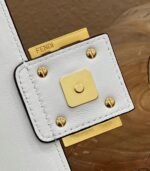 Top Quality Replica Fendi Baguette Chain Midi Bag In White - Image 4