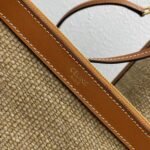 Top Quality Fake Celine Bucket 16 Bag In Textile with Celine Logo - Image 6